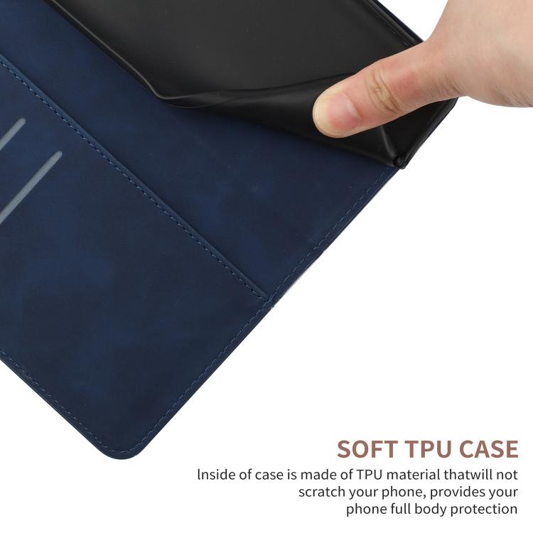 For Motorola Moto G86 5G Stitching Embossed Leather Phone Case(Blue) - free shipping - PMC TechLife - Order now!