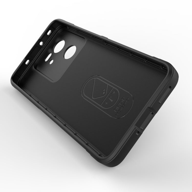 For Xiaomi Redmi K60 Ultra Magic Shield TPU + Flannel Phone Case(Dark Blue) - Redmi K60 Ultra Cases by PMC TechLife | Online Shopping South Africa | PMC TechLife | Buy Now Pay Later Mobicred