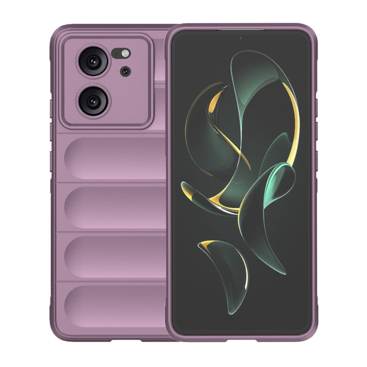 For Xiaomi Redmi K60 Ultra Magic Shield TPU + Flannel Phone Case(Purple) - Redmi K60 Ultra Cases by PMC TechLife | Online Shopping South Africa | PMC TechLife | Buy Now Pay Later Mobicred