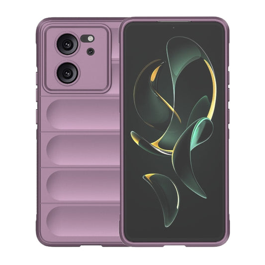 For Xiaomi Redmi K60 Ultra Magic Shield TPU + Flannel Phone Case(Purple) - Redmi K60 Ultra Cases by PMC Jewellery | Online Shopping South Africa | PMC Jewellery | Buy Now Pay Later Mobicred