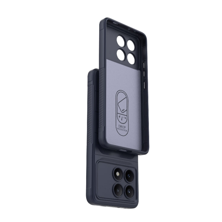 For Xiaomi Redmi K70E 5G Magic Shield TPU + Flannel Phone Case(Purple) - K70E Cases by PMC TechLife | Online Shopping South Africa | PMC TechLife | Buy Now Pay Later Mobicred