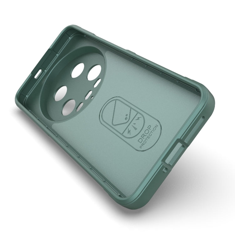 For Xiaomi 14 Ultra Magic Shield TPU + Flannel Phone Case(Wine Red) - 14 Ultra Cases by PMC TechLife | Online Shopping South Africa | PMC TechLife | Buy Now Pay Later Mobicred