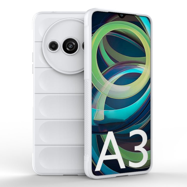 For Xiaomi Redmi A3 4G Global Magic Shield TPU + Flannel Phone Case(White) - Xiaomi Cases by PMC TechLife | Online Shopping South Africa | PMC TechLife | Buy Now Pay Later Mobicred