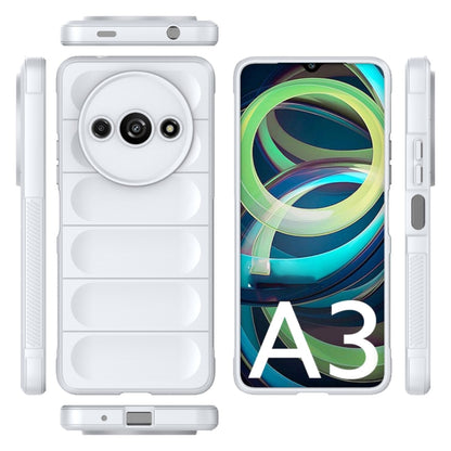 For Xiaomi Redmi A3 4G Global Magic Shield TPU + Flannel Phone Case(White) - Xiaomi Cases by PMC Jewellery | Online Shopping South Africa | PMC Jewellery | Buy Now Pay Later Mobicred