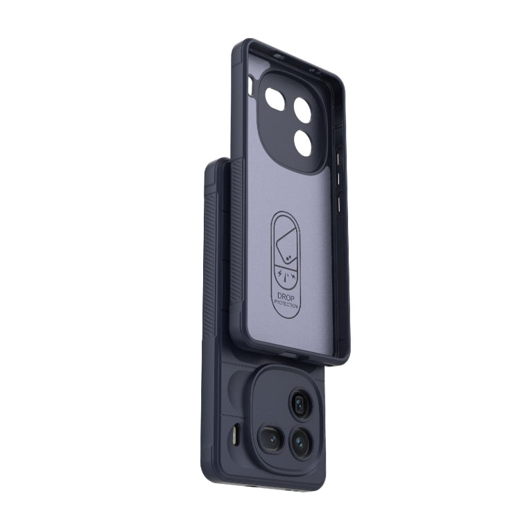 For vivo iQOO 12 5G Magic Shield TPU + Flannel Phone Case(White) - iQOO 12 Cases by PMC TechLife | Online Shopping South Africa | PMC TechLife