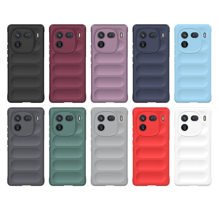 For vivo iQOO 12 Pro 5G Magic Shield TPU + Flannel Phone Case(White) - iQOO 12 Pro Cases by PMC TechLife | Online Shopping South Africa | PMC TechLife