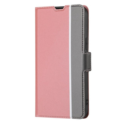 For Huawei Pura 70 Pro / 70 Pro+ 5G Twill Texture Side Button Leather Phone Case(Pink) - Huawei Cases by PMC Jewellery | Online Shopping South Africa | PMC Jewellery | Buy Now Pay Later Mobicred