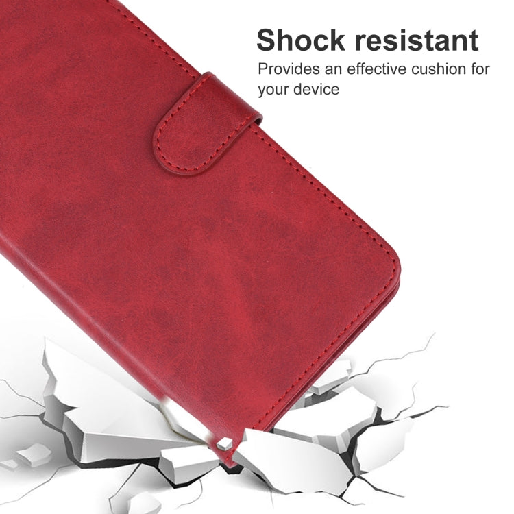 For Xiaomi Redmi 12 5G Leather Phone Case(Red) - Xiaomi Cases by PMC TechLife | Online Shopping South Africa | PMC TechLife | Buy Now Pay Later Mobicred