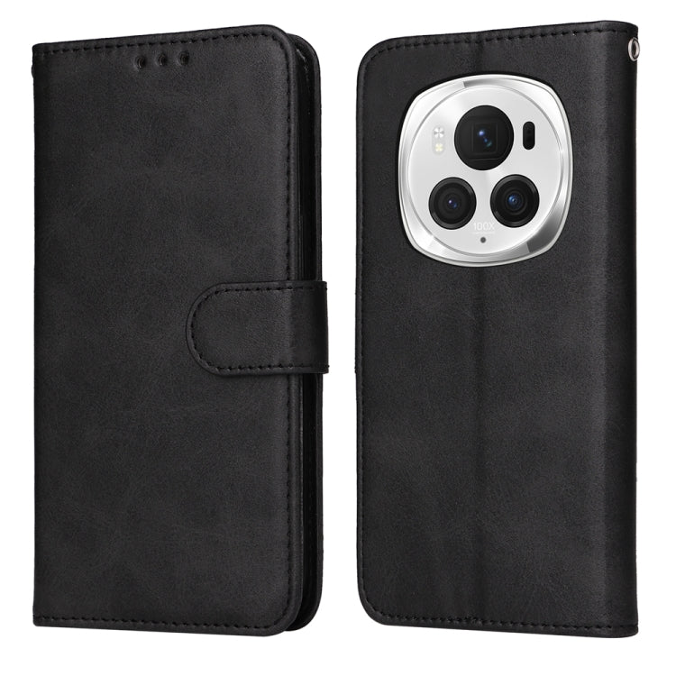 For Honor Magic6 Pro Classic Calf Texture Flip Leather Phone Case(Black) - Honor Cases by PMC Jewellery | Online Shopping South Africa | PMC Jewellery | Buy Now Pay Later Mobicred