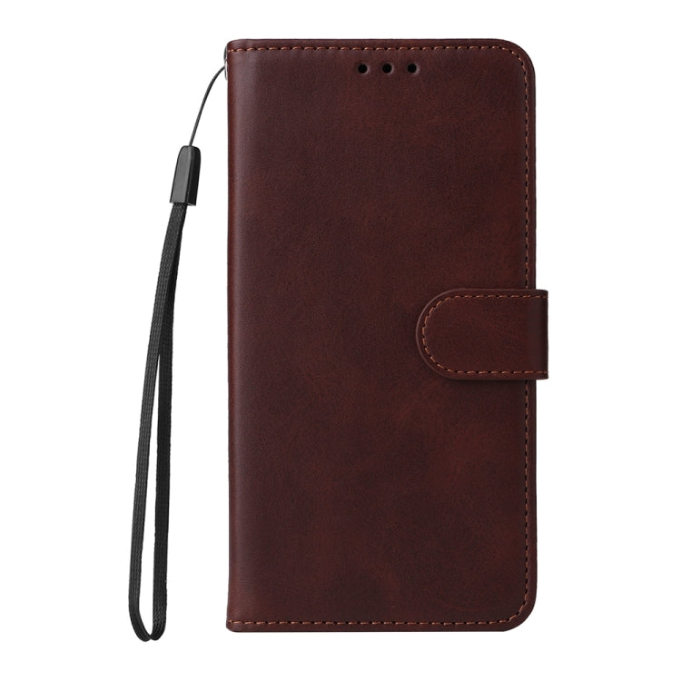 For Honor 200 Lite Global Classic Calf Texture Flip Leather Phone Case(Brown) - Honor Cases by PMC Jewellery | Online Shopping South Africa | PMC Jewellery | Buy Now Pay Later Mobicred