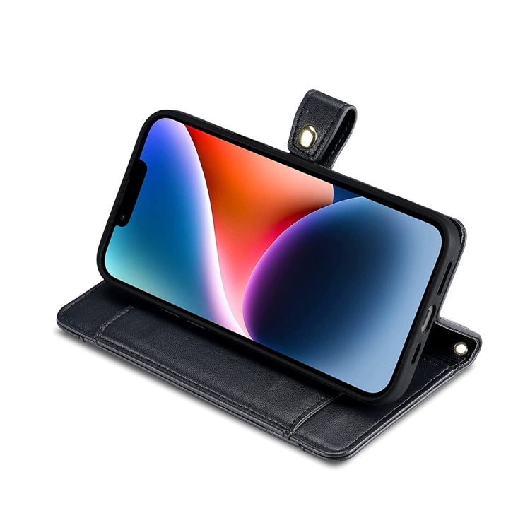 For OnePlus Ace 2 Pro Sheep Texture Cross-body Zipper Wallet Leather Phone Case(Black) - OnePlus Cases by PMC TechLife | Online Shopping South Africa | PMC TechLife | Buy Now Pay Later Mobicred