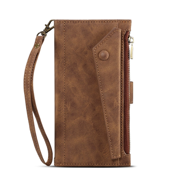 For Google Pixel 8A ESEBLE Retro Frosted RFID Flip Leather Phone Case(Brown) - Google Cases by ESEBLE | Online Shopping South Africa | PMC TechLife | Buy Now Pay Later Mobicred