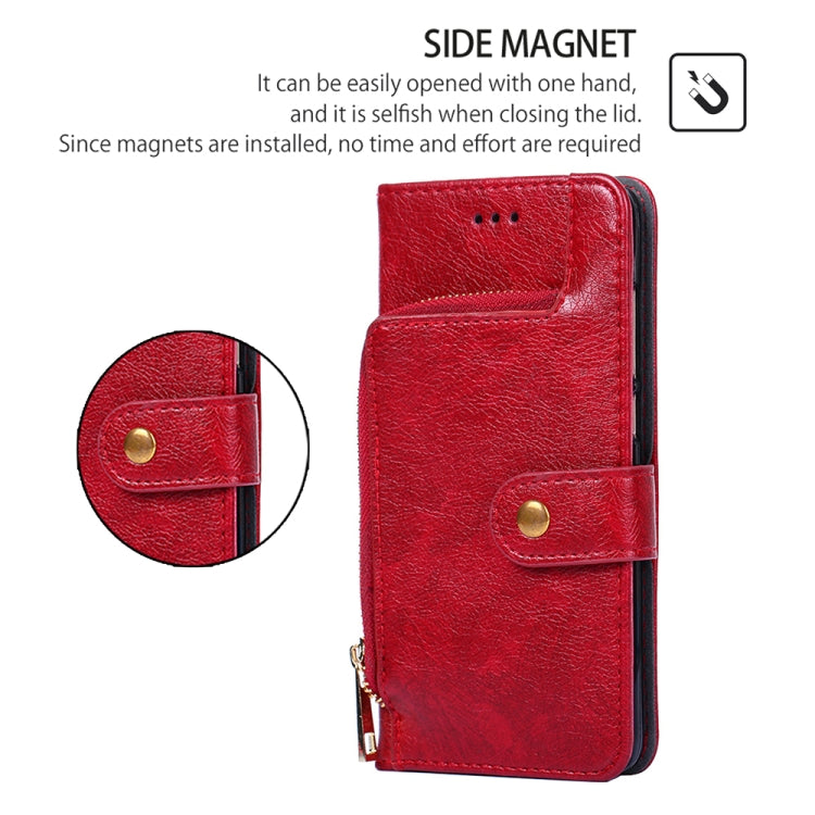 For Huawei Pura 70 Pro / 70 Pro+ 5G Zipper Bag Leather Phone Case(Red) - Huawei Cases by PMC Jewellery | Online Shopping South Africa | PMC Jewellery | Buy Now Pay Later Mobicred