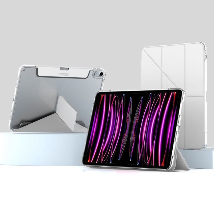 For iPad Pro 11 2022 / 2021 / 2020 Mutural Deformation Stand Smart Leather Tablet Case(Grey) - free shipping - PMc TechLife - Order now!