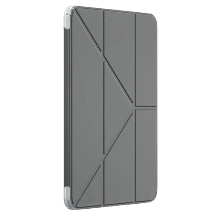 For iPad Pro 13 2024 Mutural Deformation Stand Smart Leather Tablet Case(Black) - iPad Pro 13 2024 Cases by Mutural | Online Shopping South Africa | PMC TechLife | Buy Now Pay Later Mobicred