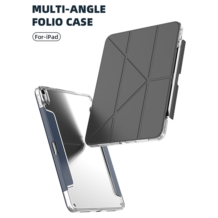 For iPad Pro 11 2022 / 2021 / 2020 Mutural Deformation Stand Smart Leather Tablet Case(Black) - free shipping - PMc TechLife - Order now!