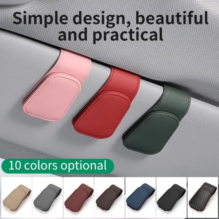 Car Sun Visor Glasses Holder Multifunctional Card Clip Storage Rack(Grey) - Sunglasses & Glasses Clips by PMC TechLife | Online Shopping South Africa | PMC TechLife | Buy Now Pay Later Mobicred