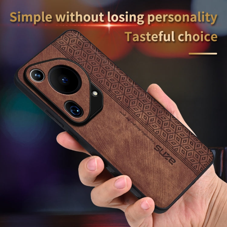 For Huawei Pura 70 Ultra AZNS 3D Embossed Skin Feel Phone Case(Purple) - Huawei Cases by AZNS | Online Shopping South Africa | PMC Jewellery | Buy Now Pay Later Mobicred