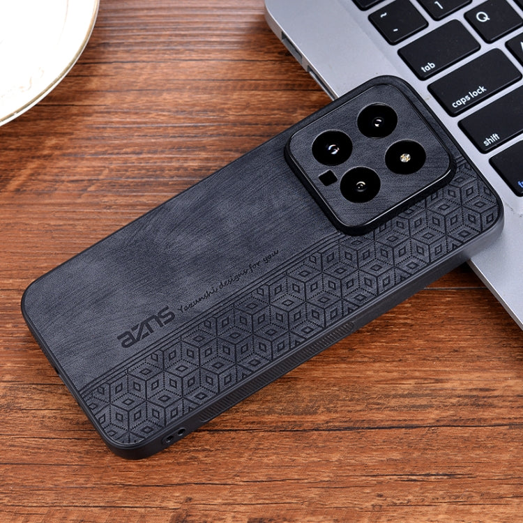 For Xiaomi 14 AZNS 3D Embossed Skin Feel Phone Case(Black) - 14 Cases by AZNS | Online Shopping South Africa | PMC TechLife