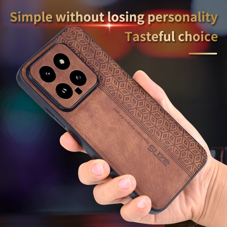 For Xiaomi 14 AZNS 3D Embossed Skin Feel Phone Case(Black) - 14 Cases by AZNS | Online Shopping South Africa | PMC TechLife