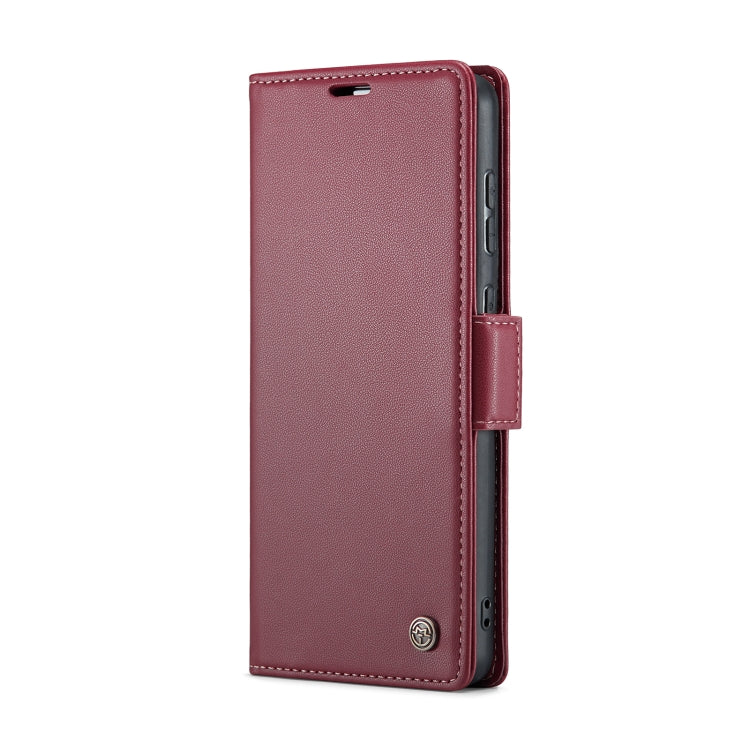 For Samsung Galaxy S20+ CaseMe 023 Butterfly Buckle Litchi Texture RFID Anti-theft Leather Phone Case(Wine Red) - Galaxy Phone Cases by CaseMe | Online Shopping South Africa | PMC Jewellery | Buy Now Pay Later Mobicred