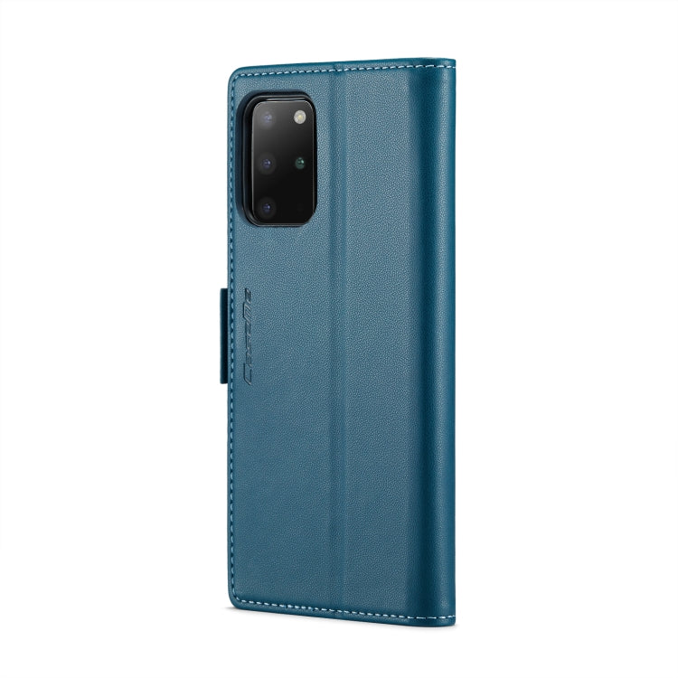 For Samsung Galaxy S20+ CaseMe 023 Butterfly Buckle Litchi Texture RFID Anti-theft Leather Phone Case(Blue) - Galaxy Phone Cases by CaseMe | Online Shopping South Africa | PMC Jewellery | Buy Now Pay Later Mobicred