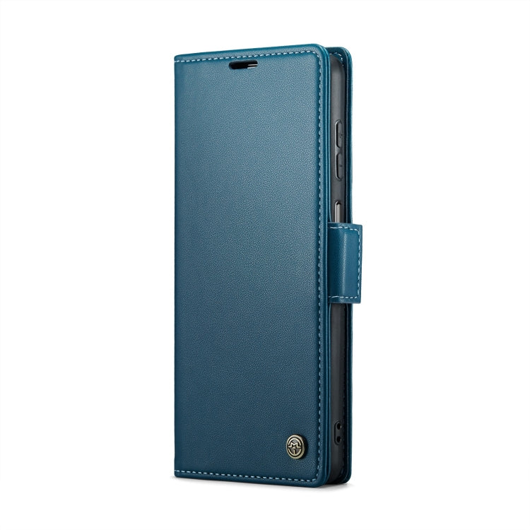 For Samsung Galaxy A13 4G/5G/A04s/A04/M13 5G CaseMe 023 Butterfly Buckle Litchi Texture RFID Anti-theft Leather Phone Case(Blue) - Galaxy Phone Cases by CaseMe | Online Shopping South Africa | PMC Jewellery | Buy Now Pay Later Mobicred