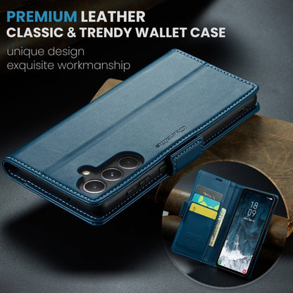 For Samsung Galaxy S23 FE 5G CaseMe 023 Butterfly Buckle Litchi Texture RFID Anti-theft Leather Phone Case(Blue) - Galaxy Phone Cases by CaseMe | Online Shopping South Africa | PMC Jewellery | Buy Now Pay Later Mobicred