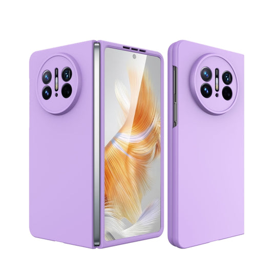 For Huawei Mate X3 Oil-sprayed Integrated Phone Case(Purple) - Huawei Cases by PMC Jewellery | Online Shopping South Africa | PMC Jewellery | Buy Now Pay Later Mobicred