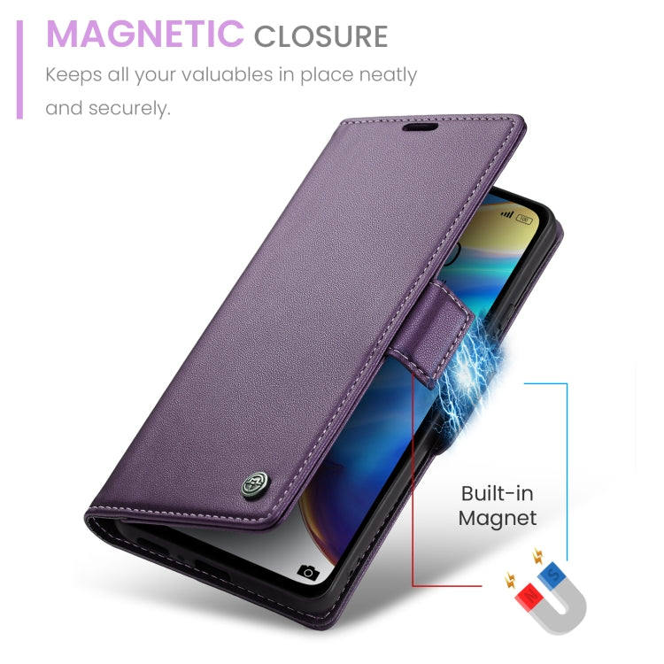 For Xiaomi Mi 10T 5G／10T Pro 5G CaseMe 023 Butterfly Buckle Litchi Texture RFID Anti-theft Leather Phone Case(Pearly Purple) - Xiaomi Cases by CaseMe | Online Shopping South Africa | PMC Jewellery | Buy Now Pay Later Mobicred