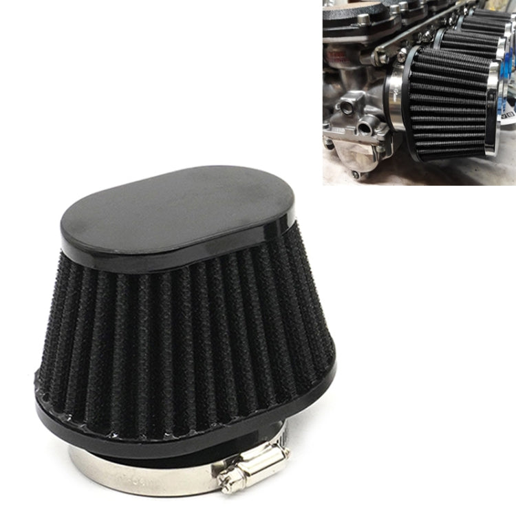 55mm XH-UN073 Mushroom Head Style Car Modified Air Filter Motorcycle Exhaust Filter(Black) - Air Intake System by PMC TechLife | Online Shopping South Africa | PMC TechLife | Buy Now Pay Later Mobicred