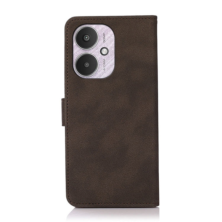 For Xiaomi Redmi 13C KHAZNEH Matte Texture Leather Phone Case(Brown) - free shipping - PMC TechLife - Order now!