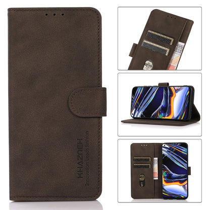 For Xiaomi Redmi K70E / POCO X6 Pro KHAZNEH Matte Texture Leather Phone Case(Brown) - K70E Cases by PMC Jewellery | Online Shopping South Africa | PMC Jewellery | Buy Now Pay Later Mobicred