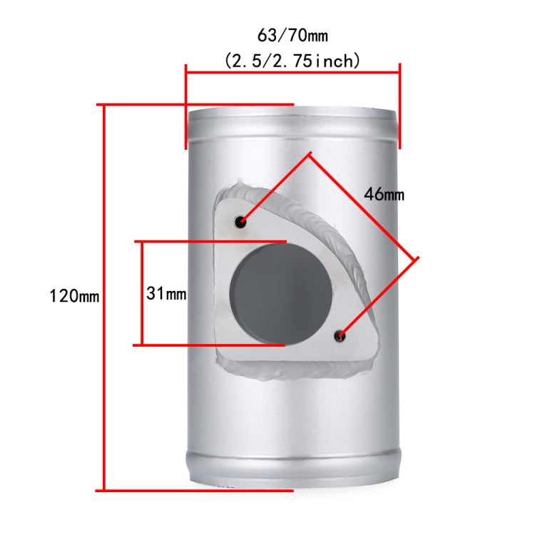 70mm XH-UN608 Car Modified Engine Air Flow Meter Flange Intake Sensor for Mazda Atenza / Axela - Automobiles Sensors by PMC TechLife | Online Shopping South Africa | PMC TechLife | Buy Now Pay Later Mobicred