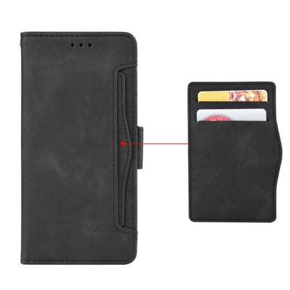 For Honor Magic6 Pro Skin Feel Calf Texture Card Slots Leather Phone Case(Black) - Honor Cases by PMC Jewellery | Online Shopping South Africa | PMC Jewellery | Buy Now Pay Later Mobicred