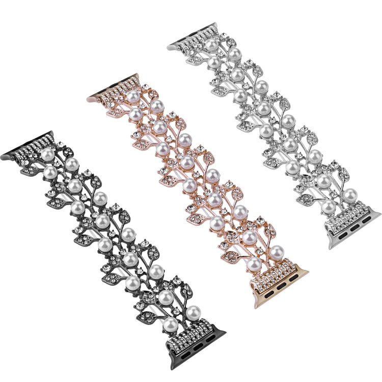 Four-leaf Bead Metal Watch Band For Apple Watch Ultra 2 49mm(Silver) - free shipping - PMC TechLife - Order now!