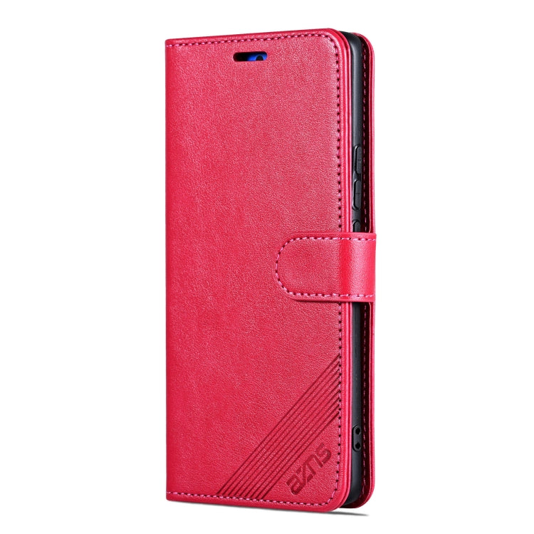 For vivo X200 Pro mini AZNS Sheepskin Texture Flip Leather Phone Case(Red) - X200 Pro mini Cases by AZNS | Online Shopping South Africa | PMC Jewellery | Buy Now Pay Later Mobicred