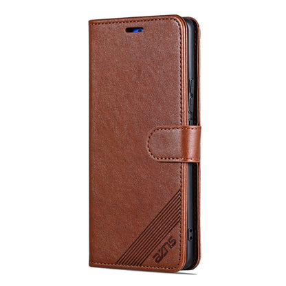 For vivo X200 Pro mini AZNS Sheepskin Texture Flip Leather Phone Case(Brown) - X200 Pro mini Cases by AZNS | Online Shopping South Africa | PMC Jewellery | Buy Now Pay Later Mobicred