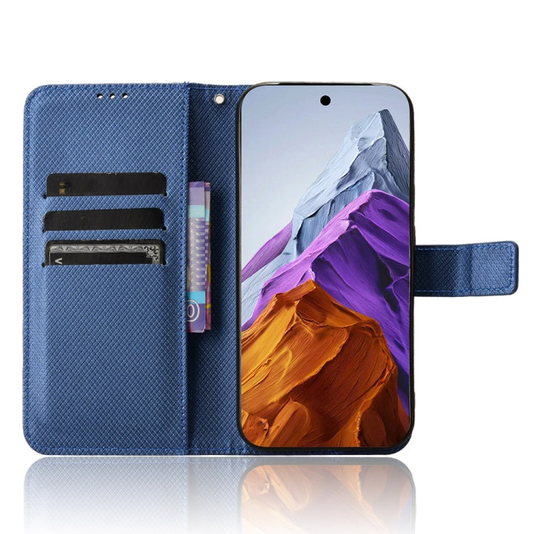 For Google Pixel 9 Pro Diamond Texture Leather Phone Case(Blue) - Google Cases by PMC TechLife | Online Shopping South Africa | PMC TechLife | Buy Now Pay Later Mobicred