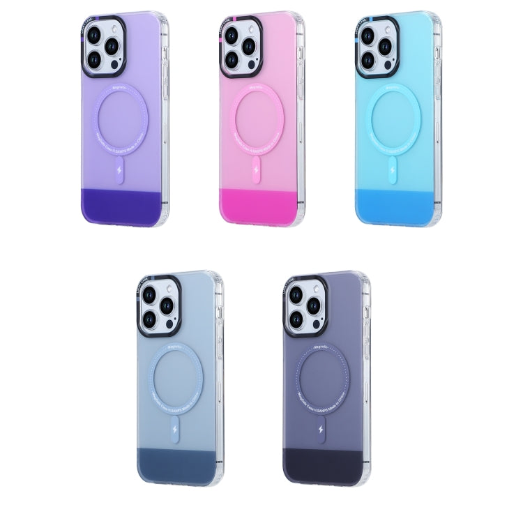 For iPhone 11 PC + TPU IMD MagSafe Magnetic Phone Case(Pink) - iPhone 11 Cases by PMC TechLife | Online Shopping South Africa | PMC TechLife