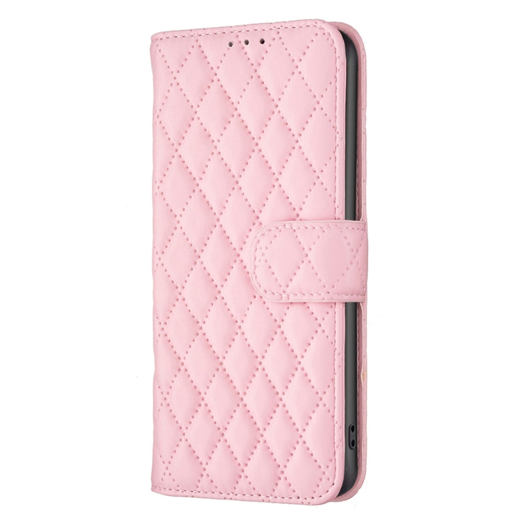 For Google Pixel 9 Diamond Lattice Wallet Leather Flip Phone Case(Pink) - Google Cases by PMC Jewellery | Online Shopping South Africa | PMC Jewellery | Buy Now Pay Later Mobicred