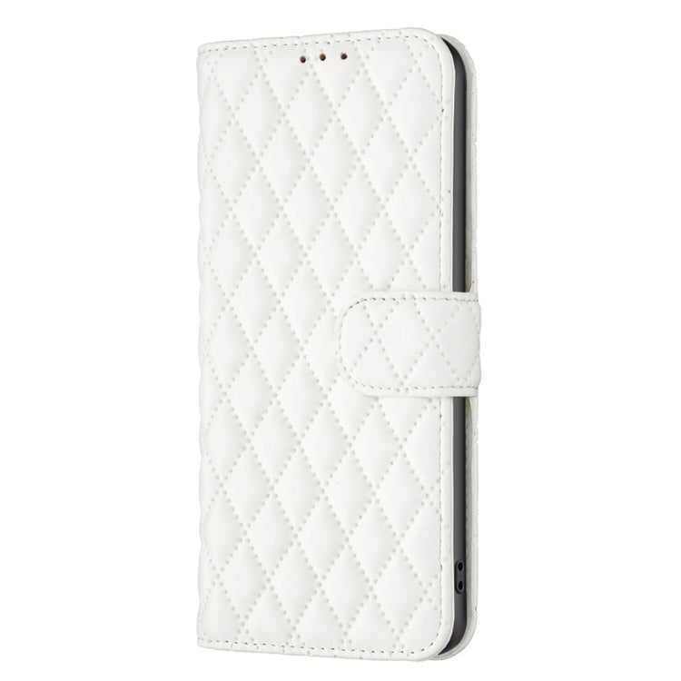 For Google Pixel 9 Pro Diamond Lattice Wallet Leather Flip Phone Case(White) - Google Cases by PMC Jewellery | Online Shopping South Africa | PMC Jewellery | Buy Now Pay Later Mobicred