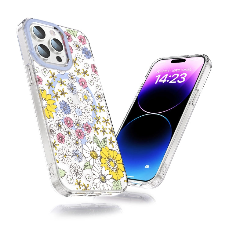 For iPhone 14 Pro Max MagSafe Magnetic TPU Phone Case(Little Flower) - free shipping - PMC TechLife - Order now!