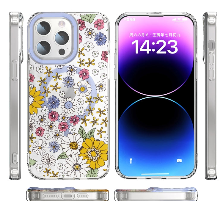 For iPhone 14 Pro Max MagSafe Magnetic TPU Phone Case(Little Flower) - free shipping - PMC TechLife - Order now!