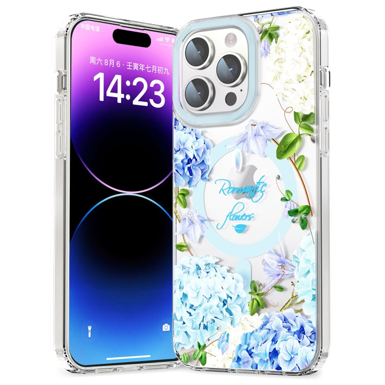 For iPhone 13 Pro Max MagSafe Magnetic TPU Phone Case(Small Floral) - iPhone 13 Pro Max Cases by PMC TechLife | Online Shopping South Africa | PMC TechLife