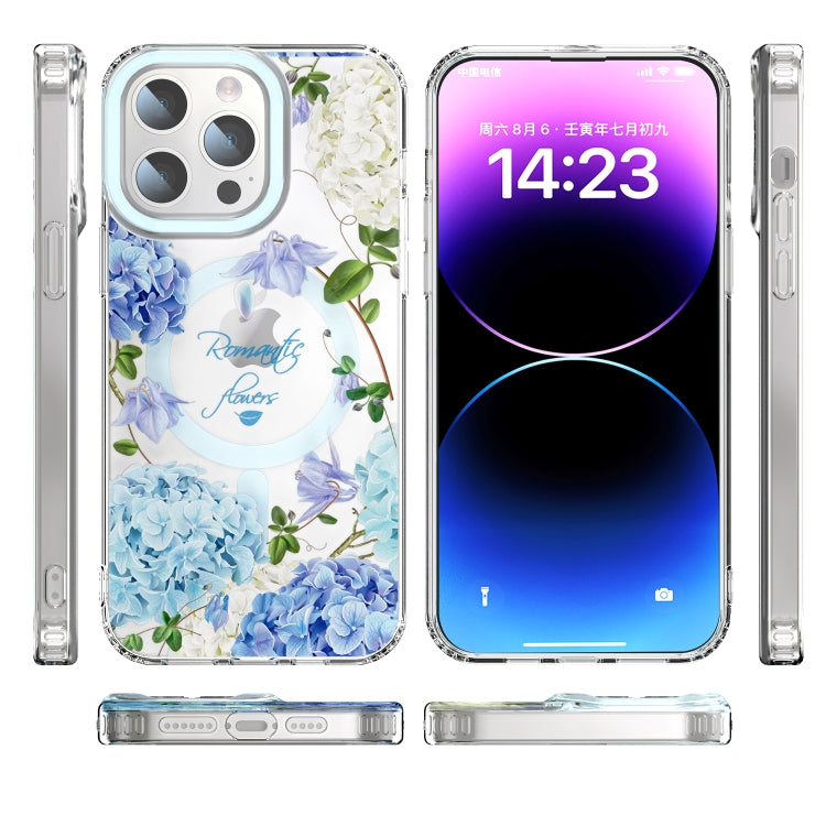 For iPhone 13 Pro Max MagSafe Magnetic TPU Phone Case(Small Floral) - iPhone 13 Pro Max Cases by PMC TechLife | Online Shopping South Africa | PMC TechLife
