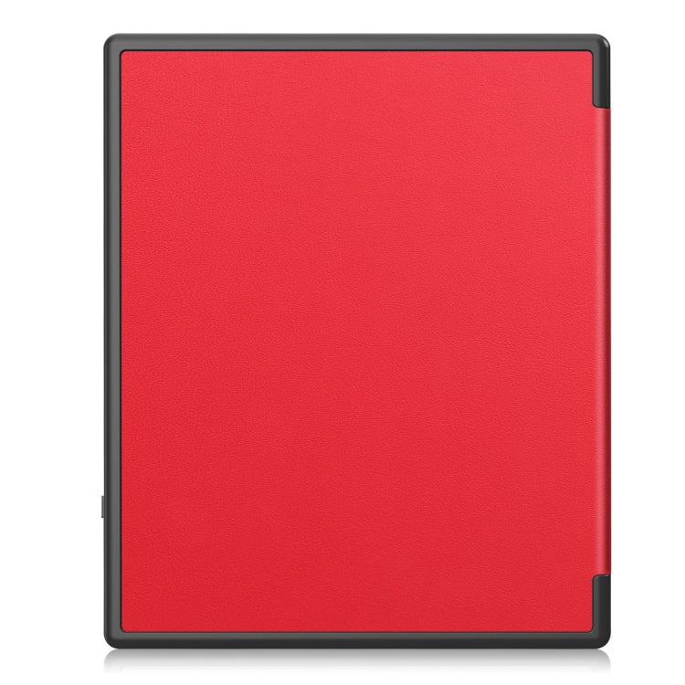 For Kobo Elipsa 2E Solid Color Deformation TPU Leather Smart Tablet Case(Red) - Others by PMC TechLife | Online Shopping South Africa | PMC TechLife | Buy Now Pay Later Mobicred