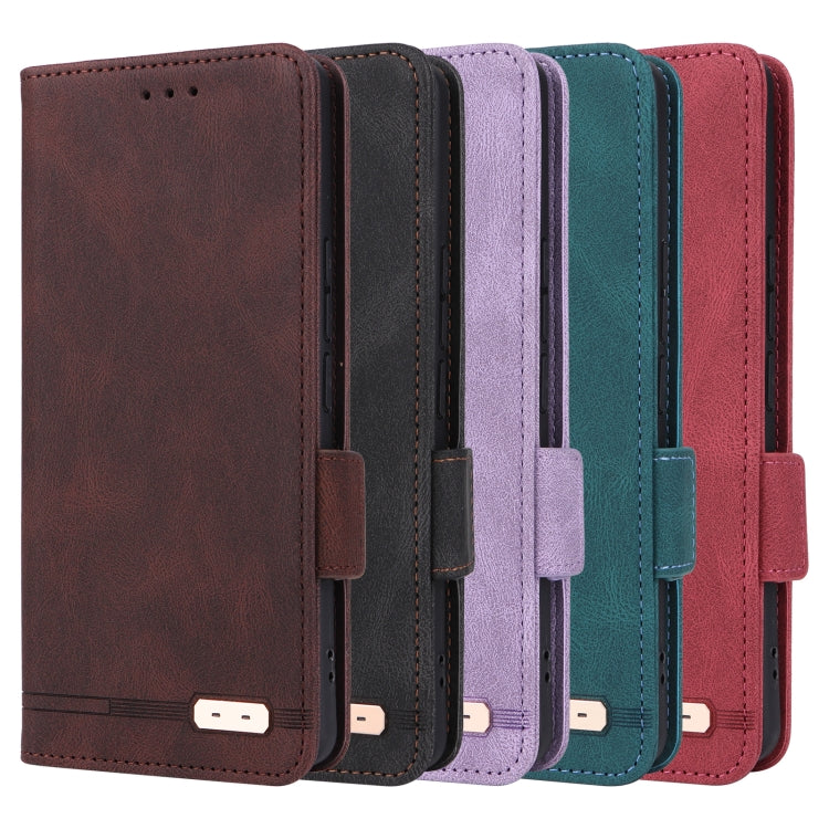 For Xiaomi Redmi Note 13 Pro 5G Magnetic Clasp Leather Phone Case(Purple) - Note 13 Pro Cases by PMC TechLife | Online Shopping South Africa | PMC TechLife | Buy Now Pay Later Mobicred