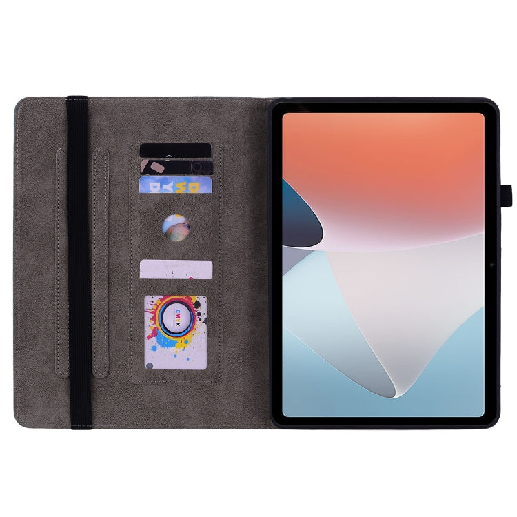 For OPPO Pad Air Butterfly Rose Embossed Leather Tablet Case(Dark Blue) - free shipping - PMC TechLife - Order now!