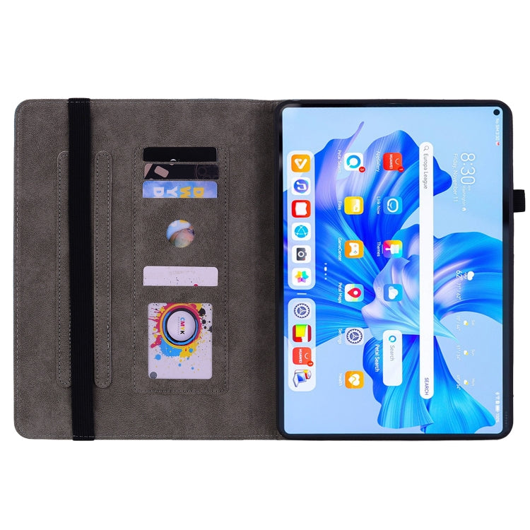 For Huawei MatePad Pro 11 2022 Butterfly Rose Embossed Leather Tablet Case(Green) - Huawei Cases by PMC TechLife | Online Shopping South Africa | PMC TechLife | Buy Now Pay Later Mobicred